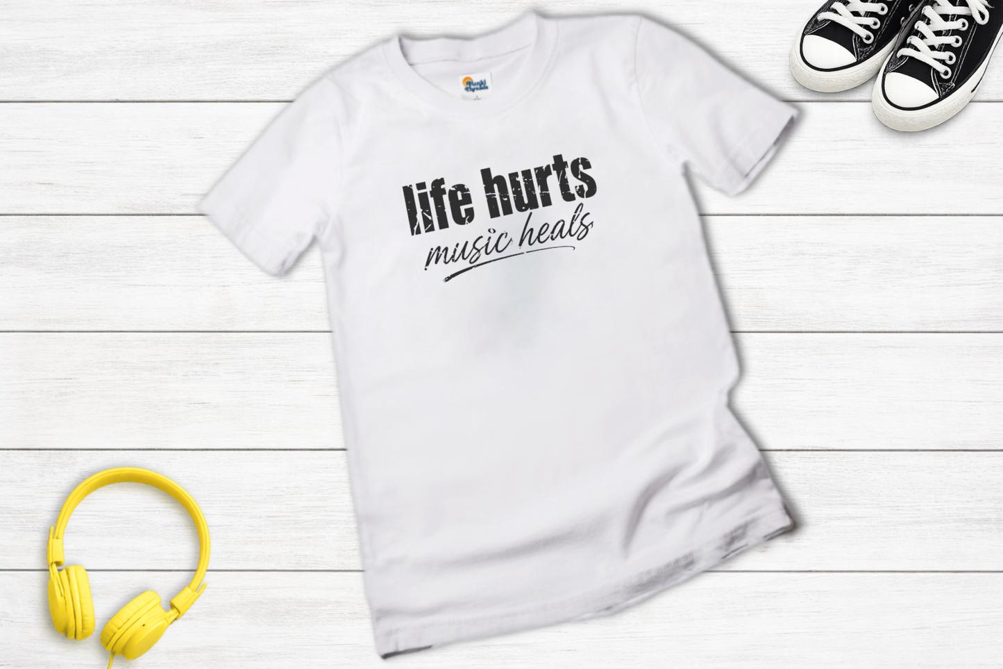Life Hurts Music Heals T-Shirt
