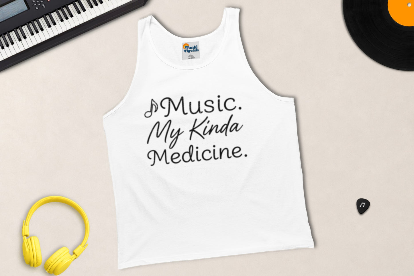 Music. My Kinda Medicine music lover tank top – Funki Threads