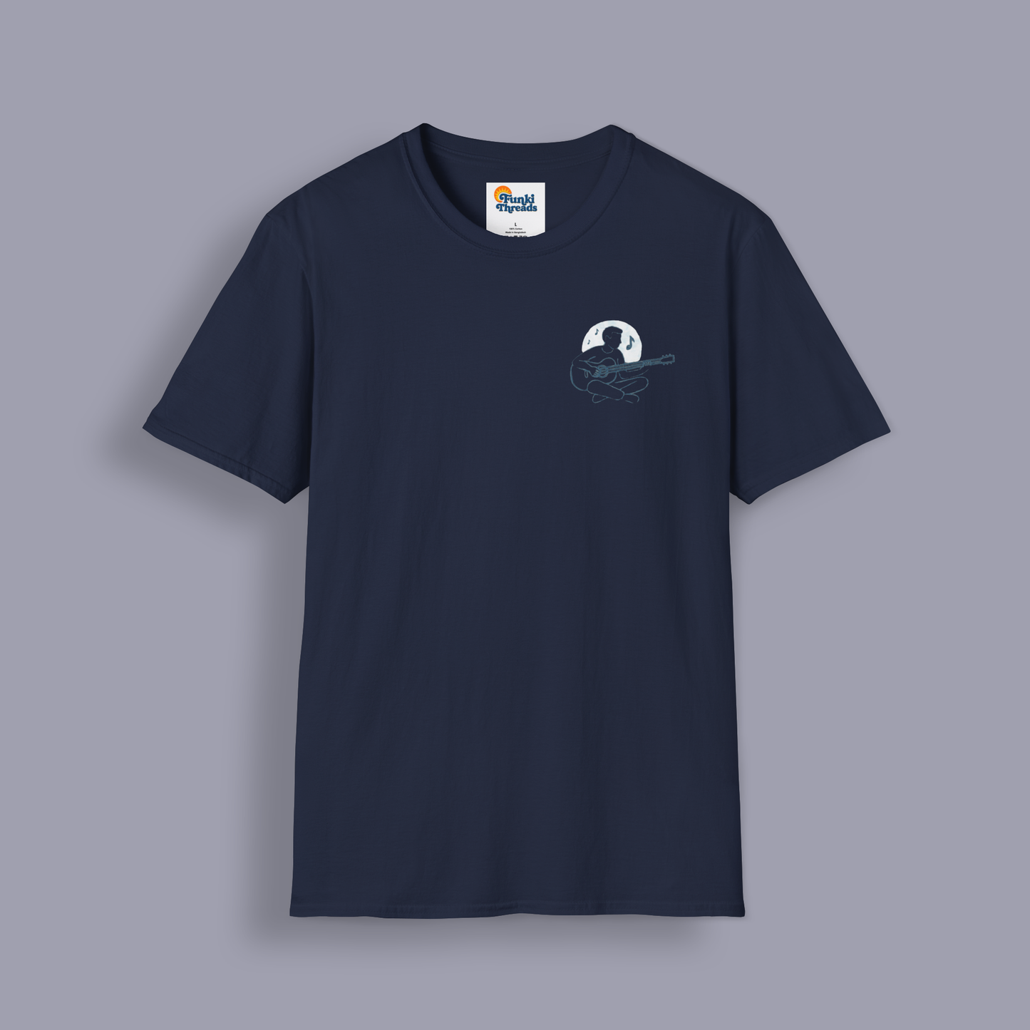 More Melody Less Anxiety Guitar T-Shirt | Music Lover Relaxation Tee