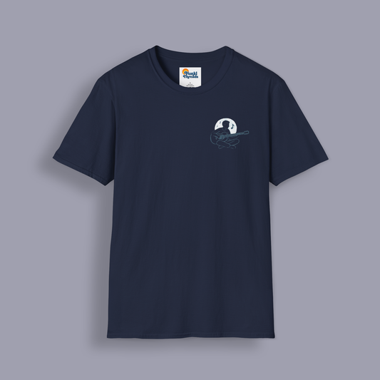 More Melody Less Anxiety Guitar T-Shirt | Music Lover Relaxation Tee