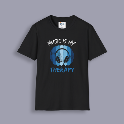 Music Is My Therapy T-Shirt | Music Lover Mental Health Tee