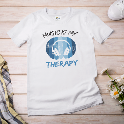 Music Is My Therapy T-Shirt | Music Lover Mental Health Tee