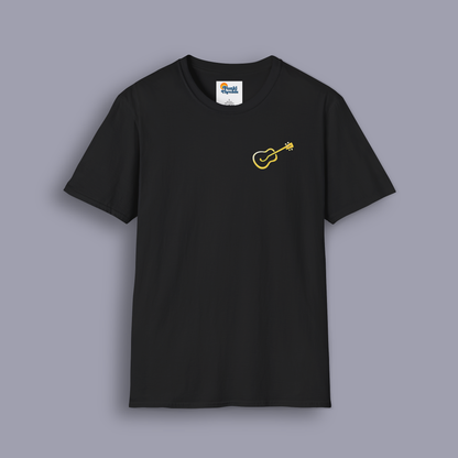 Things I Do in My Spare Time – Yellow Guitar Edition | Funny Guitar Lover T-Shirt (Front & Back Print)