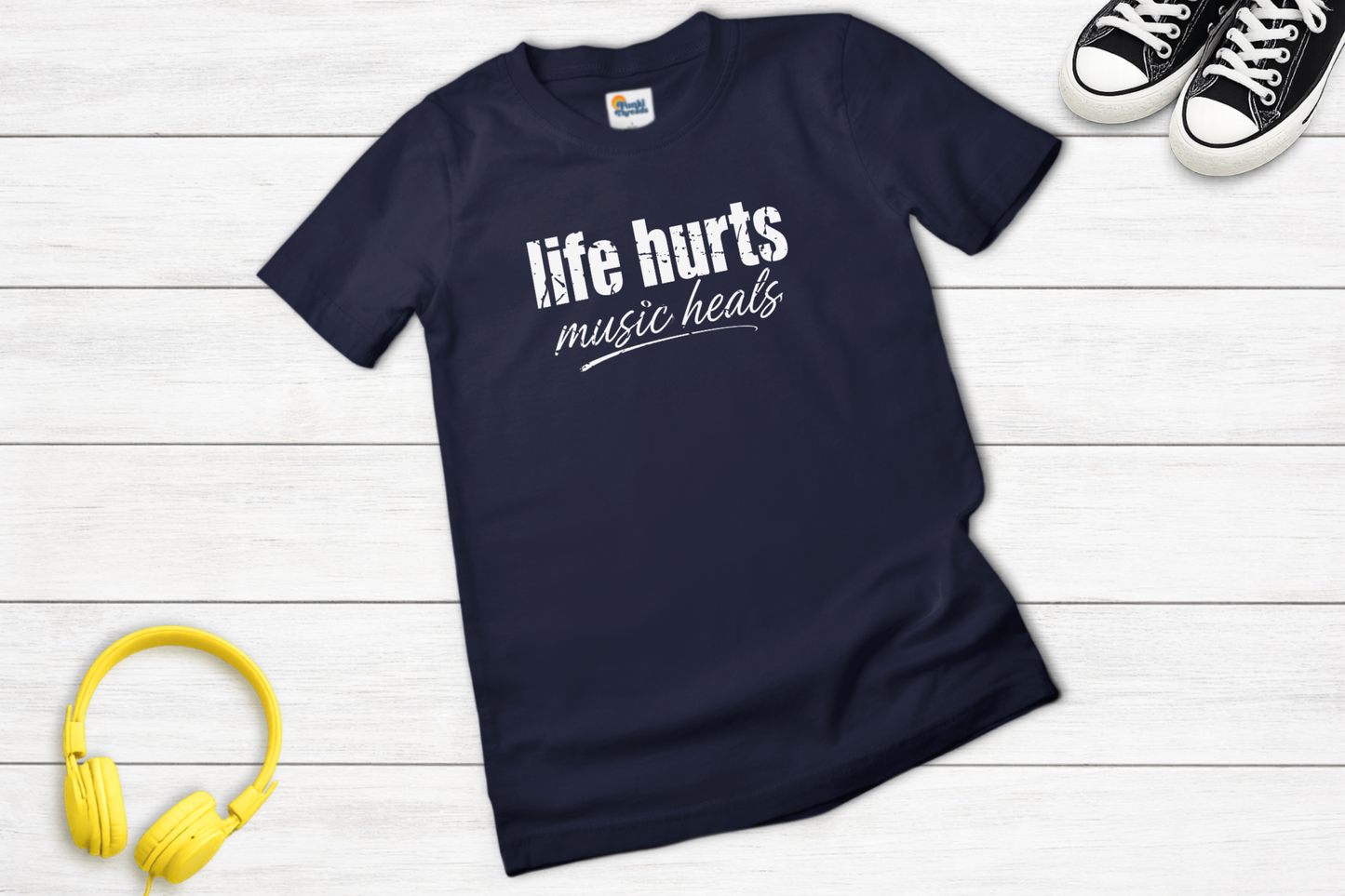 Life Hurts Music Heals T-Shirt