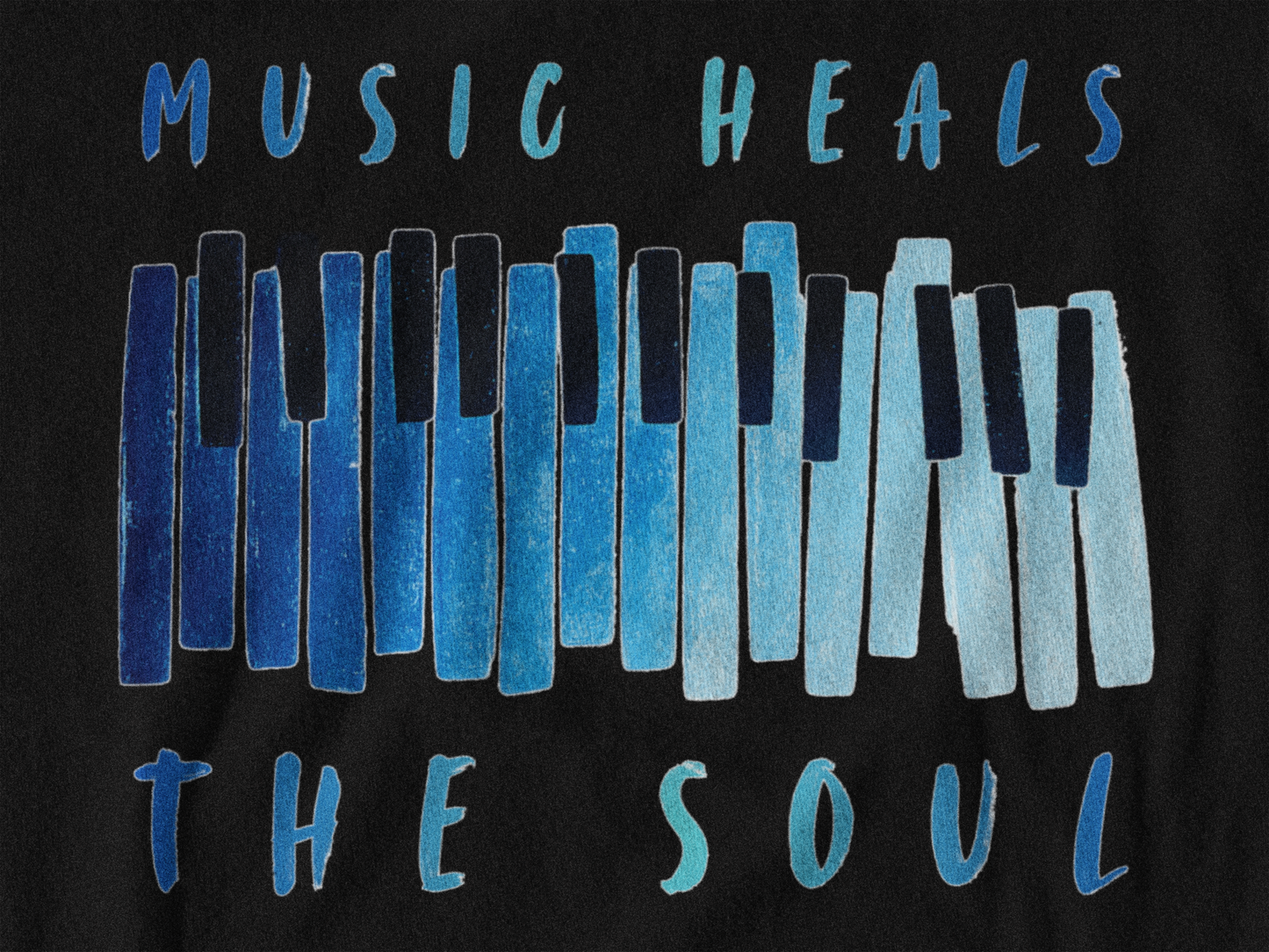 Music Heals the Soul Tank Top | Piano Keys Music Lover Shirt