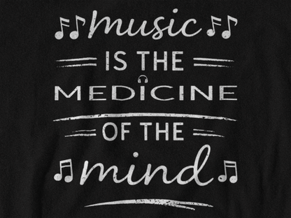 Music Is the Medicine of the Mind Tank Top | Music Lover Graphic Tank