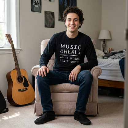 Music Heals What Words Can’t Touch Long Sleeve Shirt