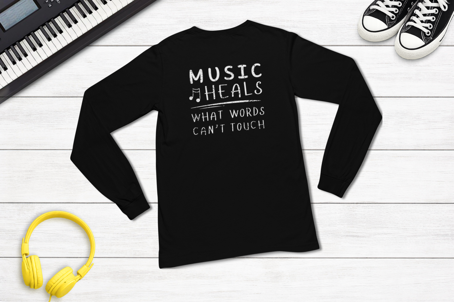 Music Heals What Words Can’t Touch Long Sleeve Shirt