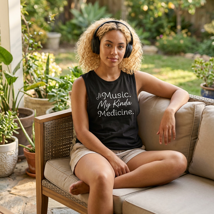Music. My Kinda Medicine – Music Lover Tank Top