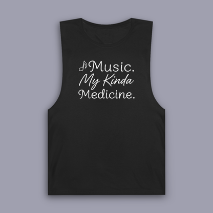 Music. My Kinda Medicine – Music Lover Tank Top