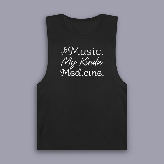 Music. My Kinda Medicine – Music Lover Tank Top
