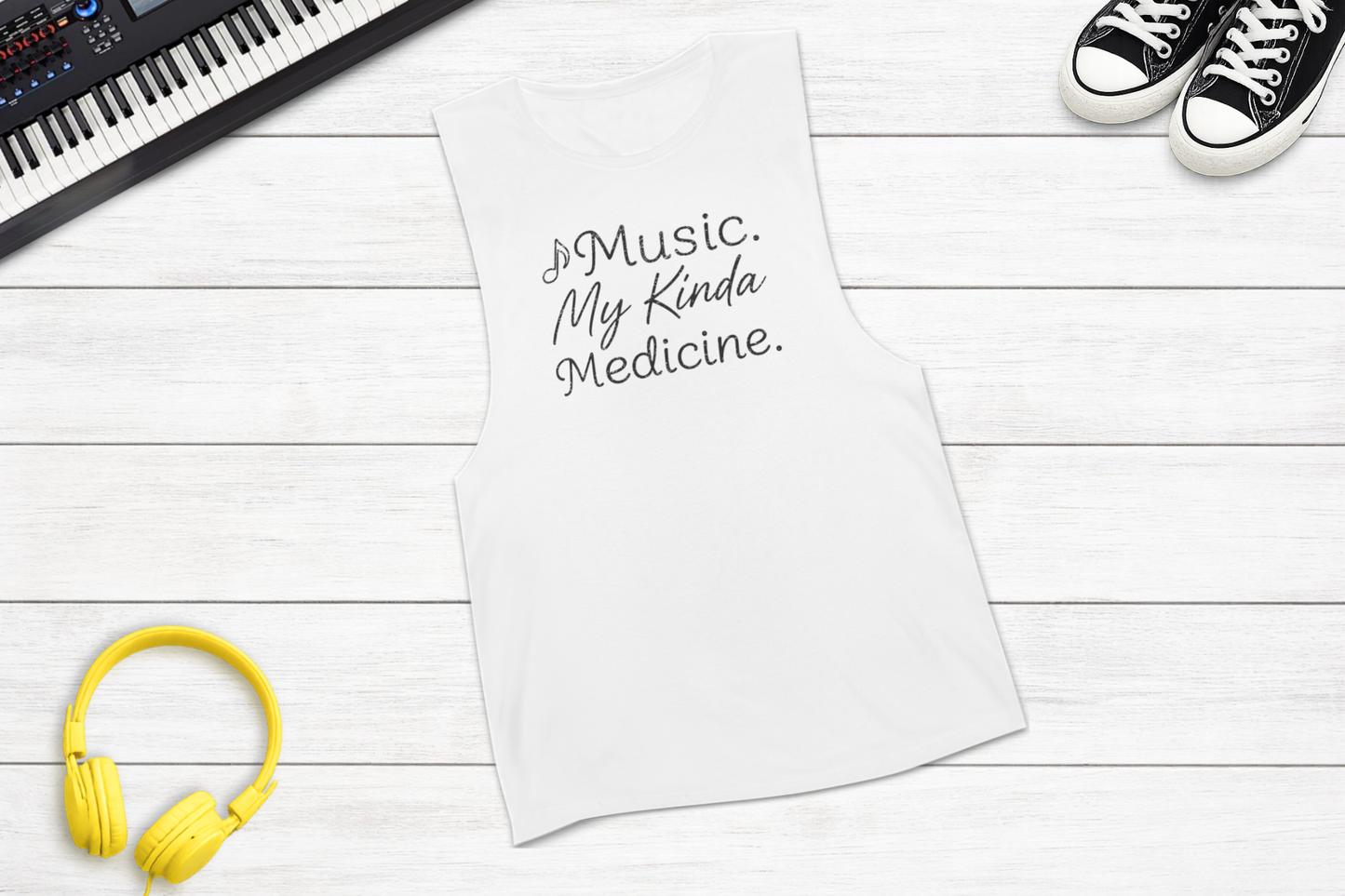 Music. My Kinda Medicine – Music Lover Tank Top