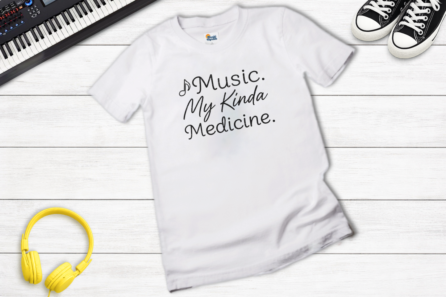 Music. My Kinda Medicine – Music Lover T-Shirt