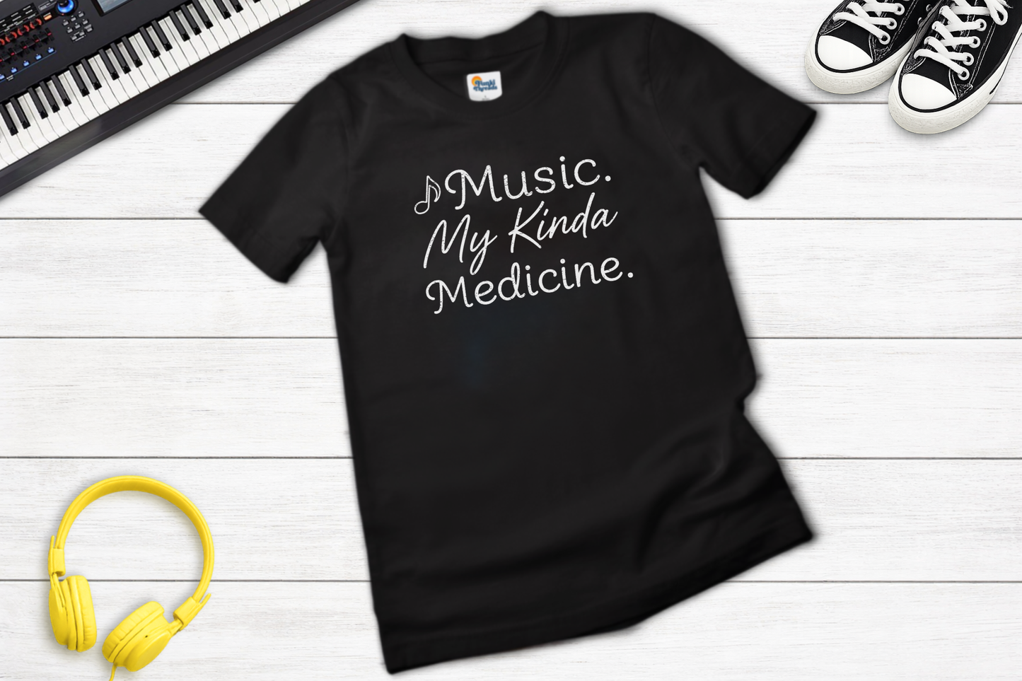 Music. My Kinda Medicine – Music Lover T-Shirt