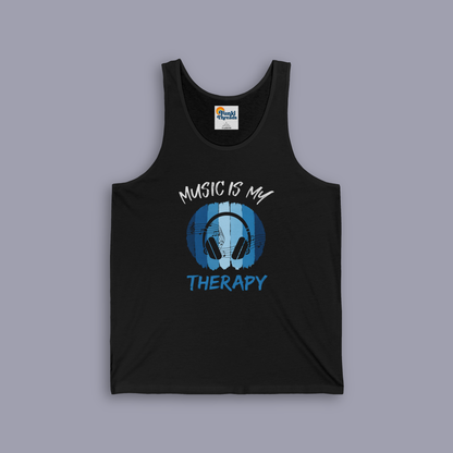 Music Is My Therapy Tank Top – music lover and mental health tank