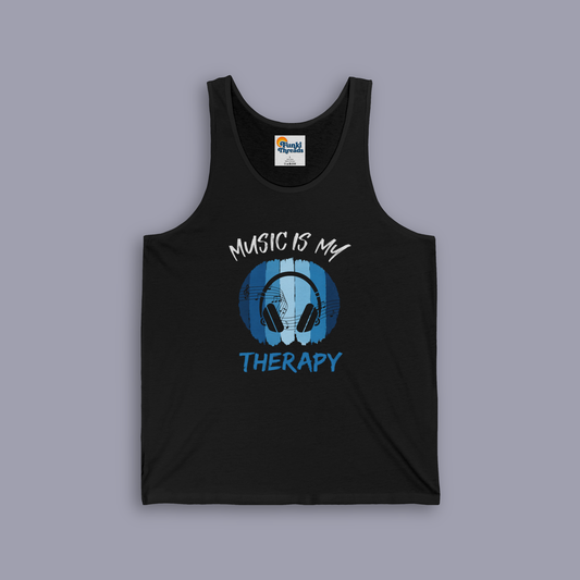 Music Is My Therapy Tank Top – music lover and mental health tank