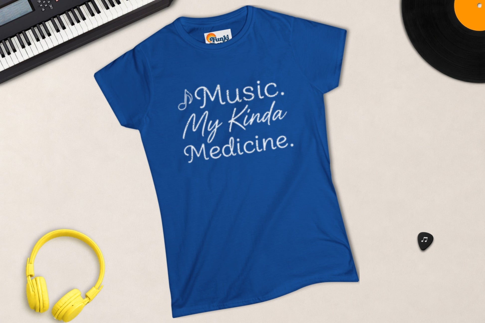 Music. My Kinda Medicine women's fitted music lover tee – Funki Threads