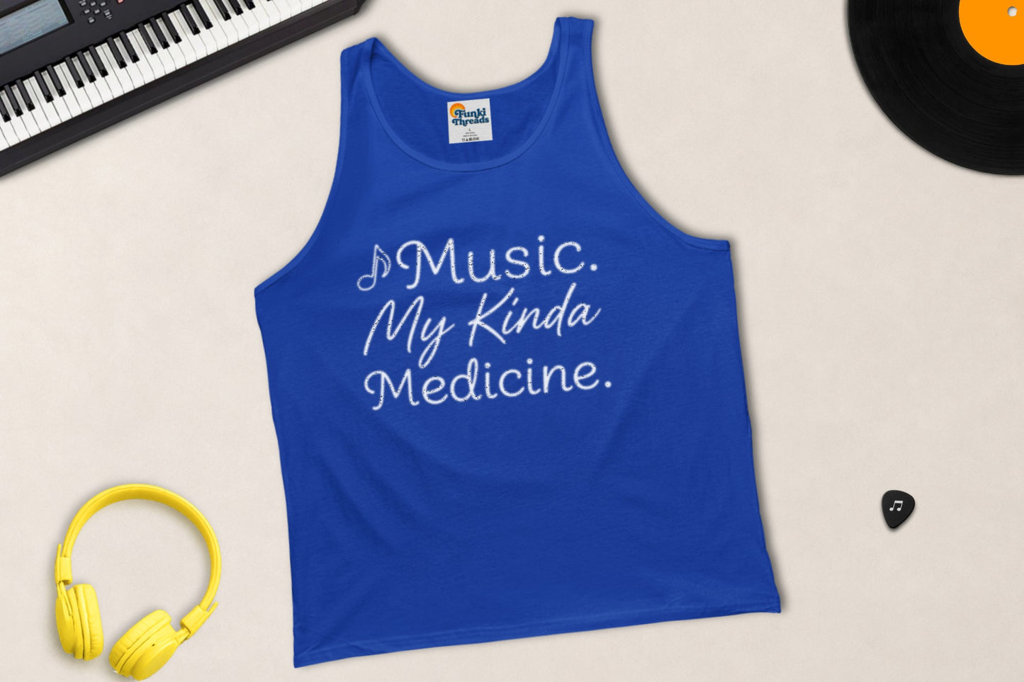 Music. My Kinda Medicine music lover tank top – Funki Threads