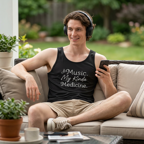 Music. My Kinda Medicine music lover tank top – Funki Threads