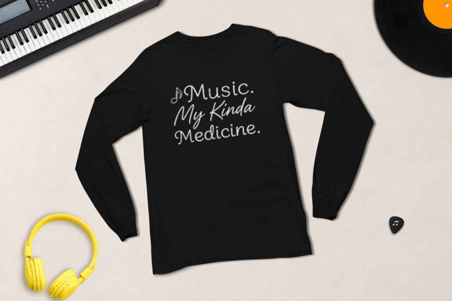 Music. My Kinda Medicine music lover long sleeve shirt – Funki Threads