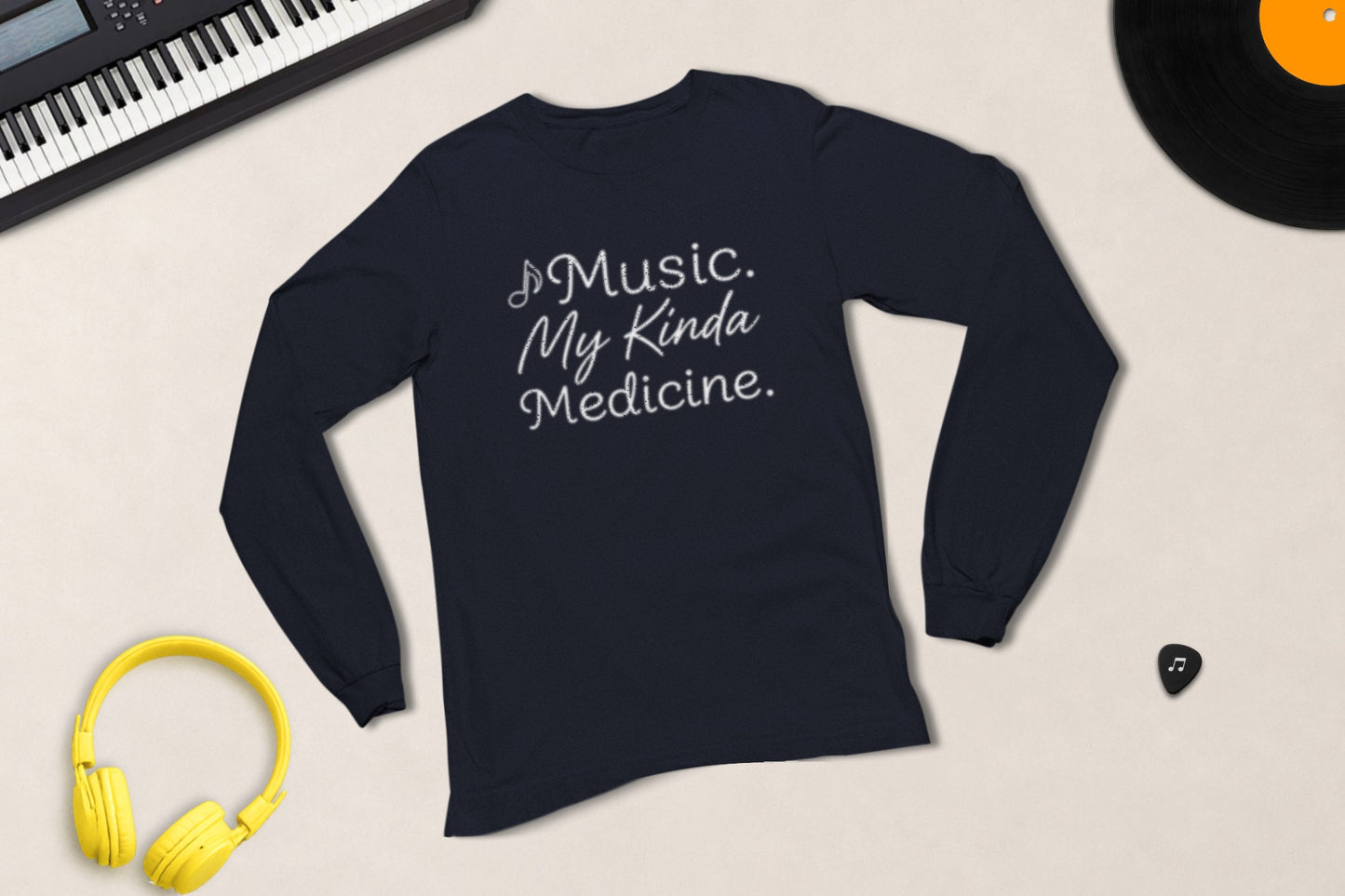 Music. My Kinda Medicine music lover long sleeve shirt – Funki Threads
