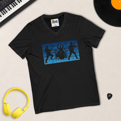 Rock Band Silhouette – V-Neck