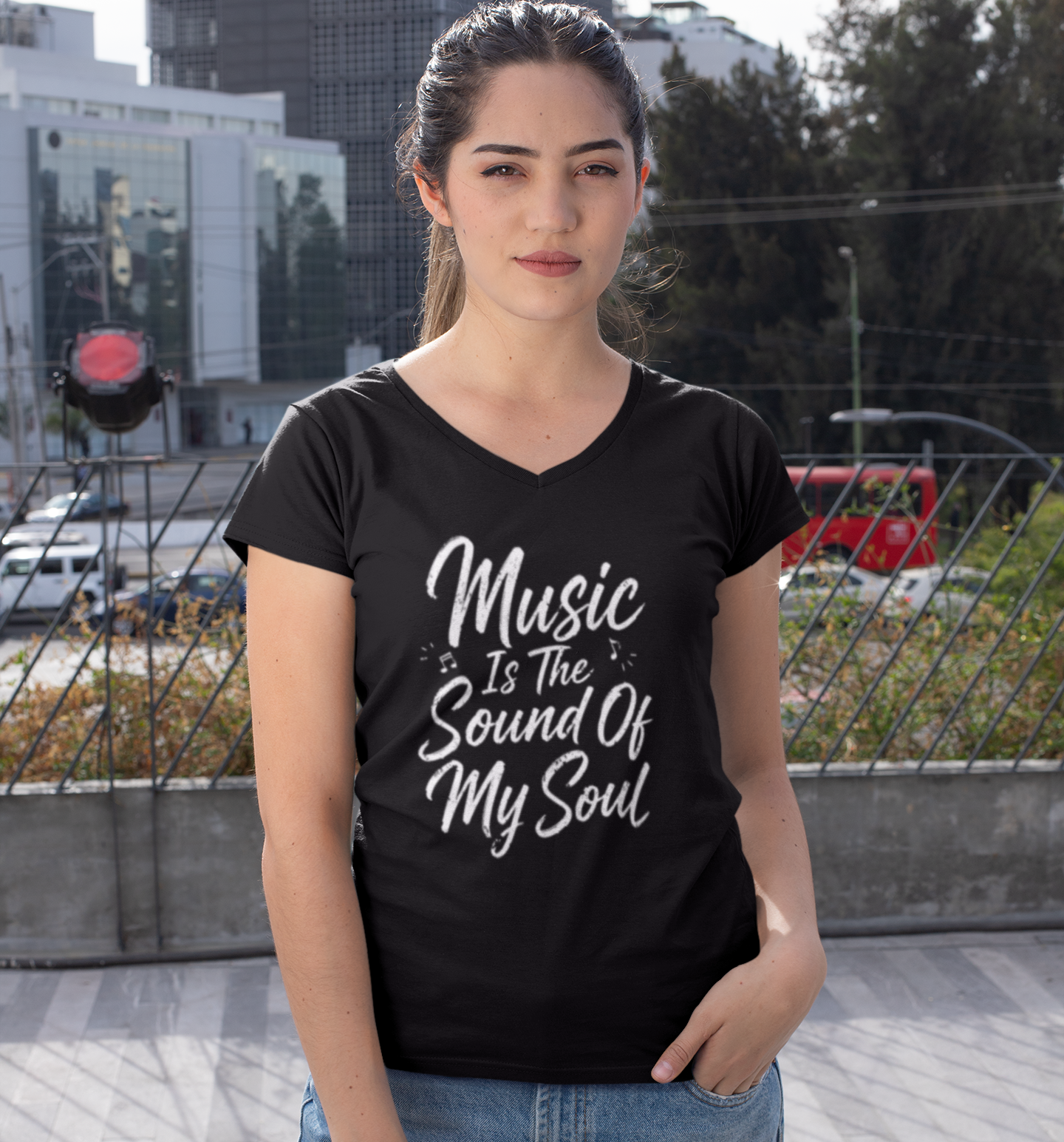 Music Is The Sound Of My Soul – V-Neck