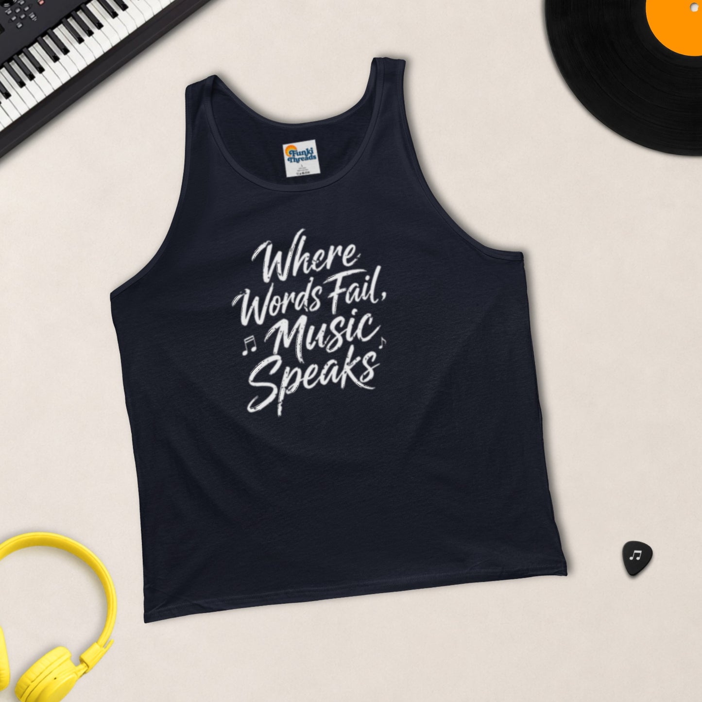 Where Words Fail, Music Speaks – Tank Top