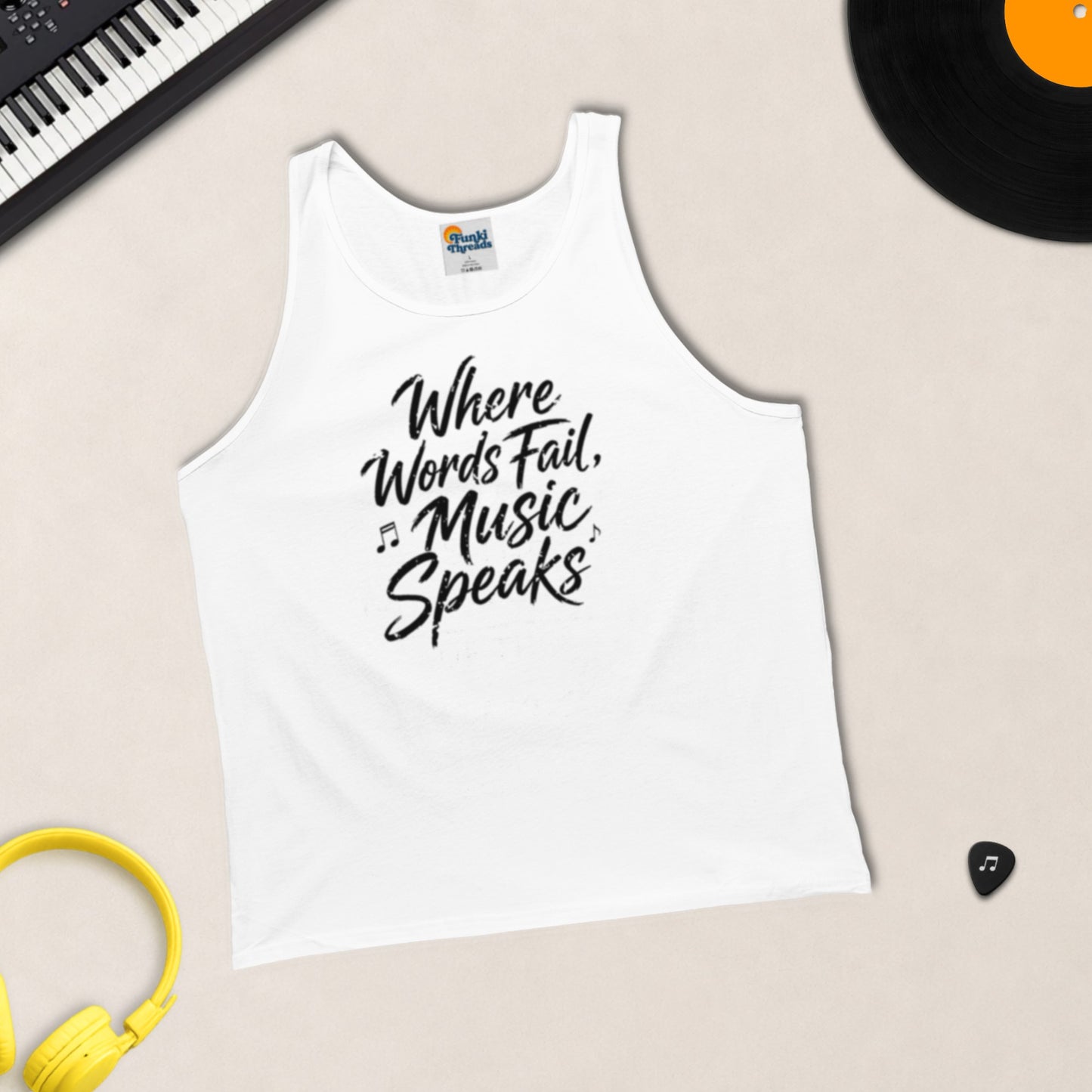 Where Words Fail, Music Speaks – Tank Top