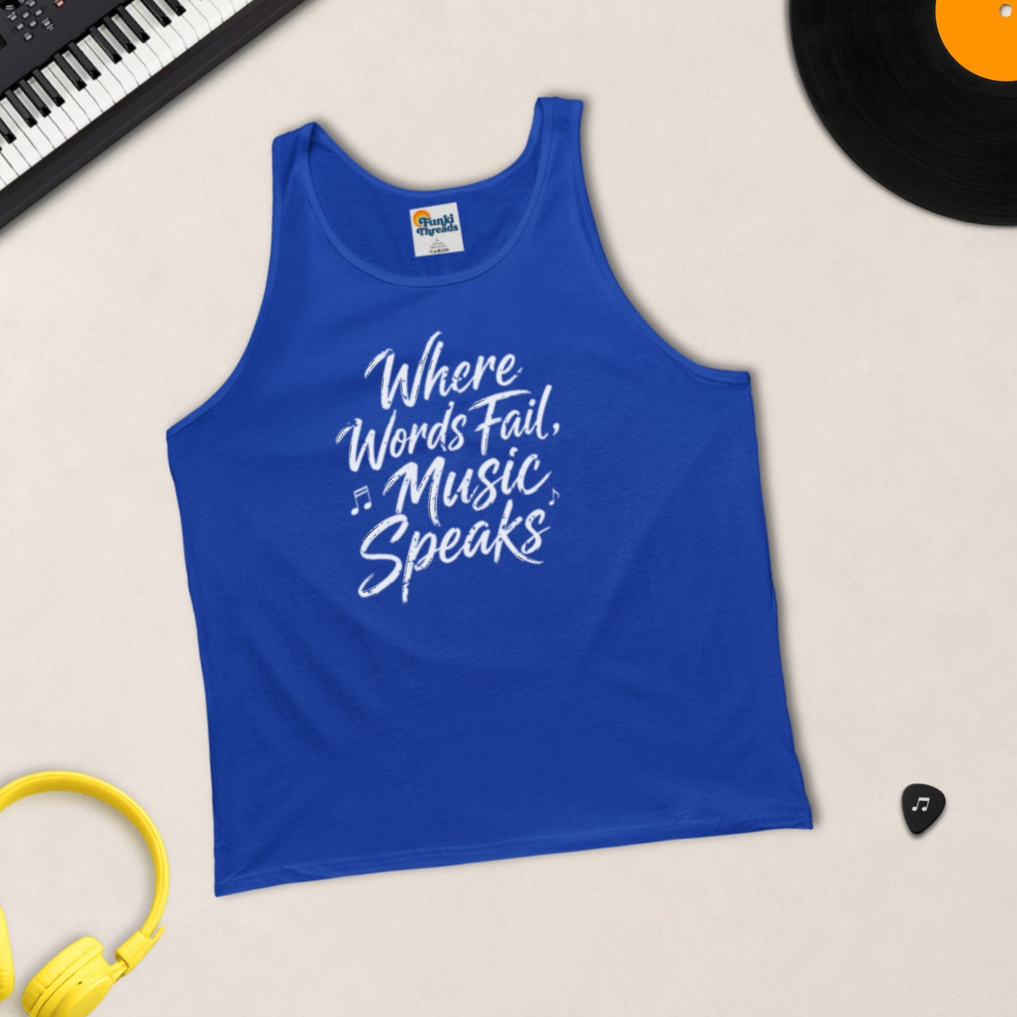 Where Words Fail, Music Speaks – Tank Top