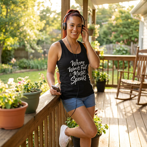 Where Words Fail, Music Speaks – Tank Top