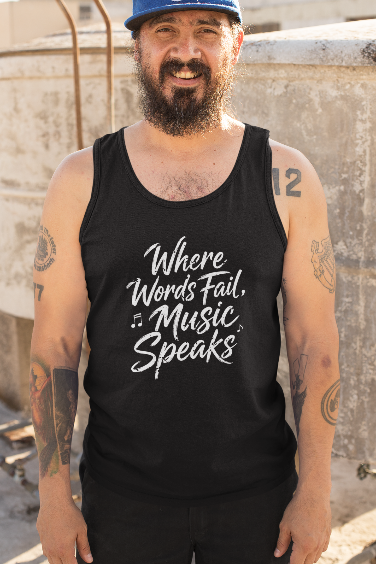 Where Words Fail, Music Speaks – Tank Top