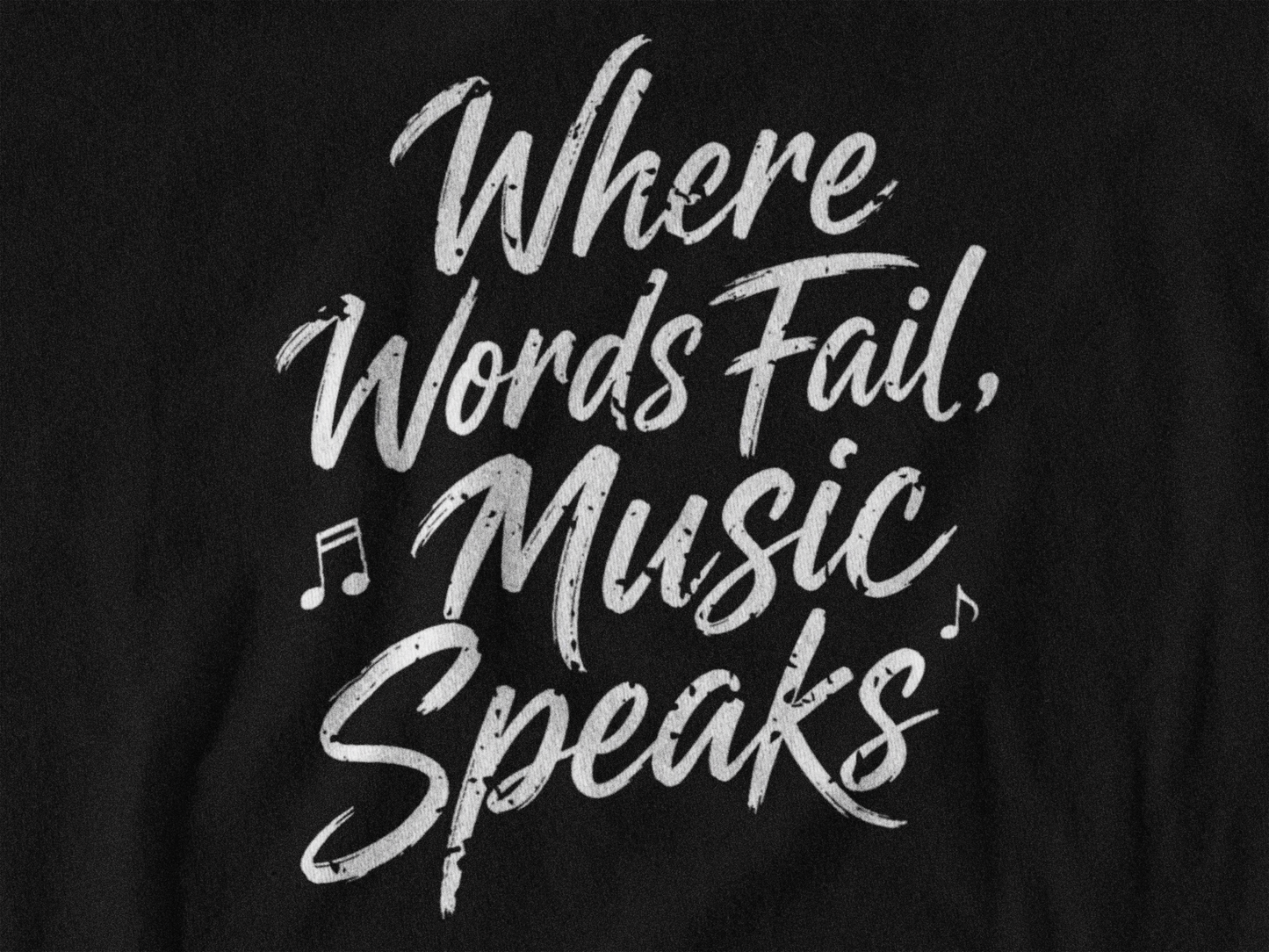 Where Words Fail, Music Speaks – V-Neck