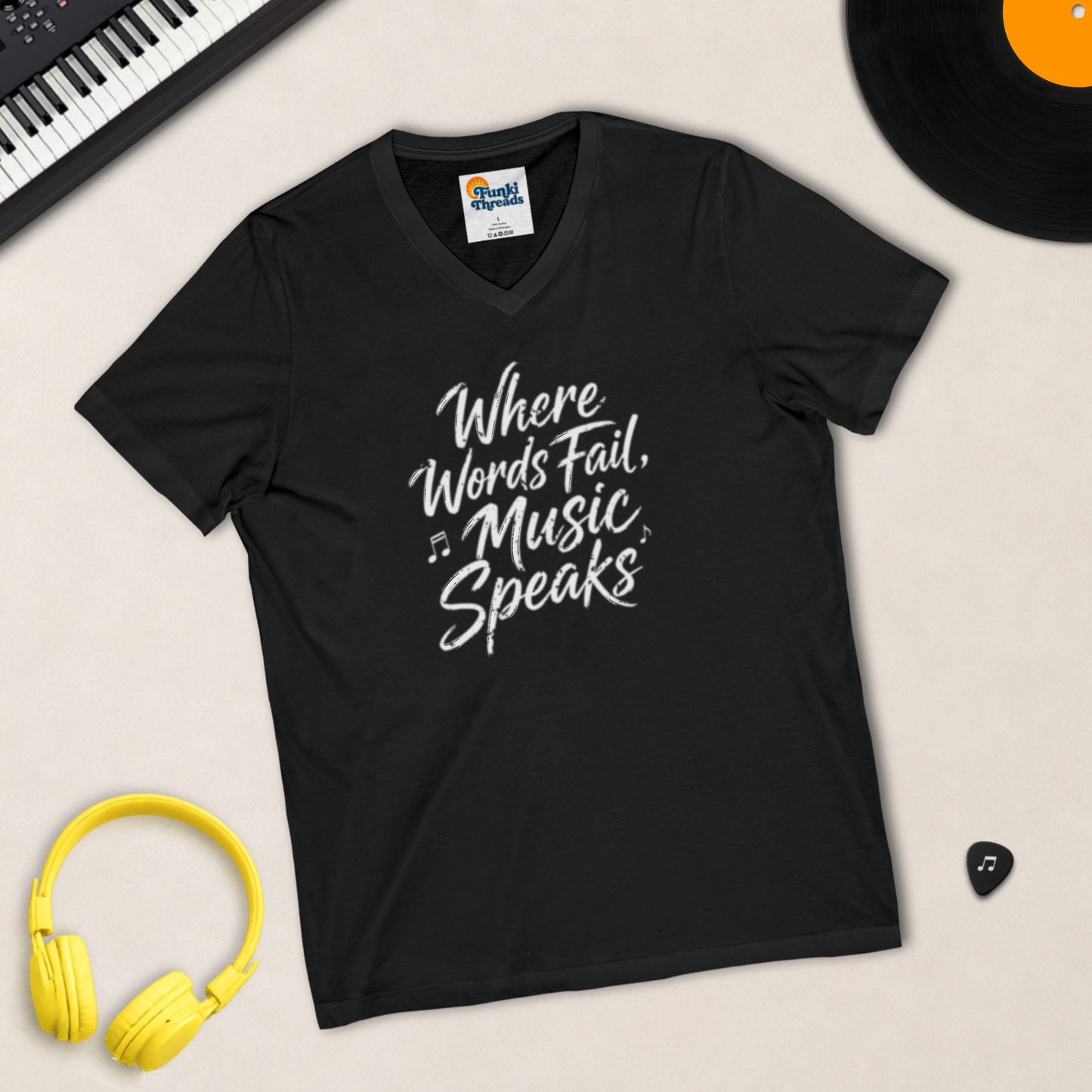 Where Words Fail, Music Speaks – V-Neck