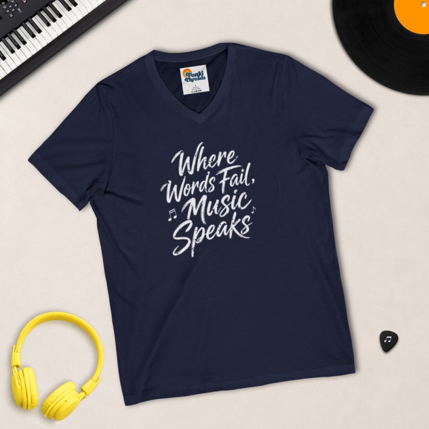 Where Words Fail, Music Speaks – V-Neck