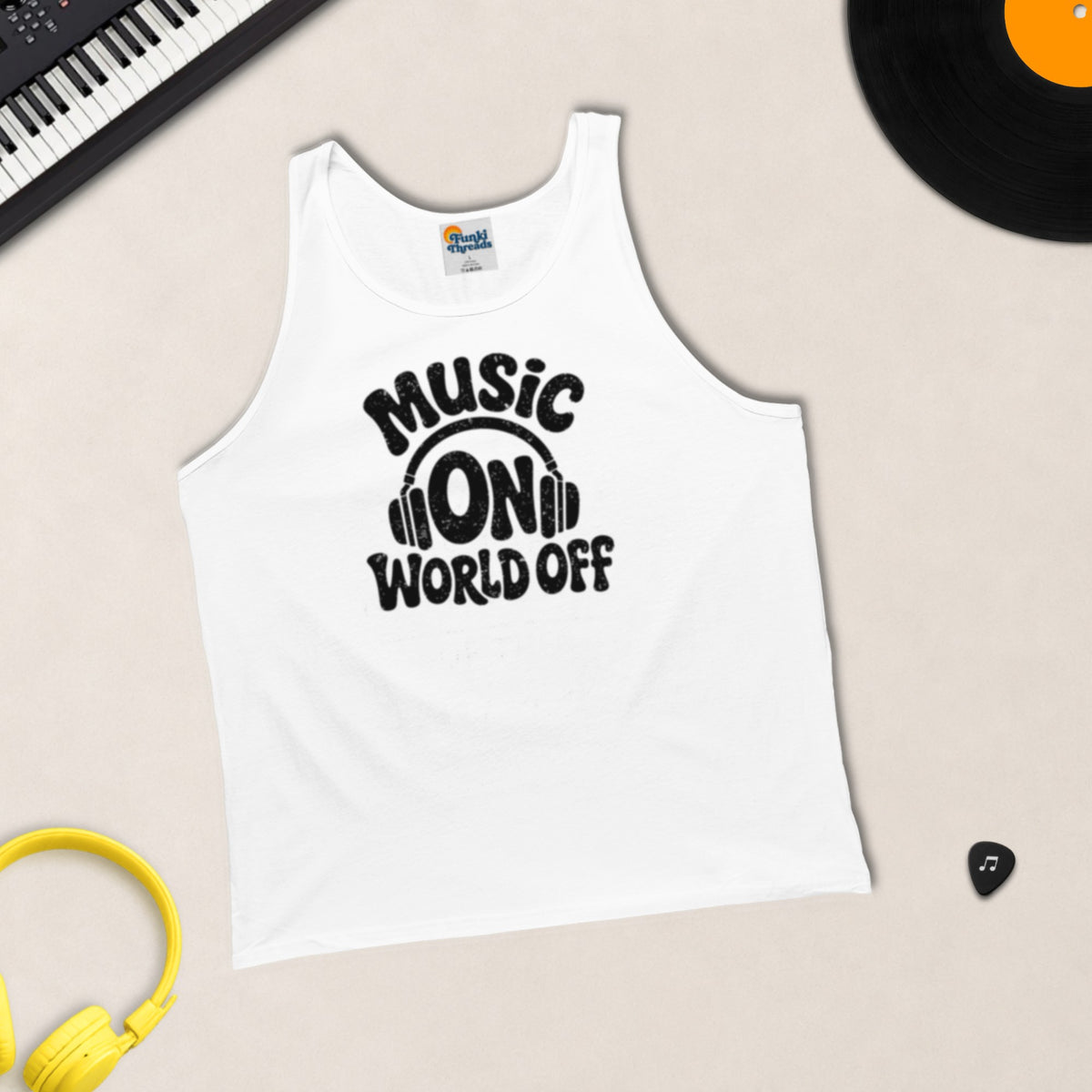 Music On, World Off – Tank Top
