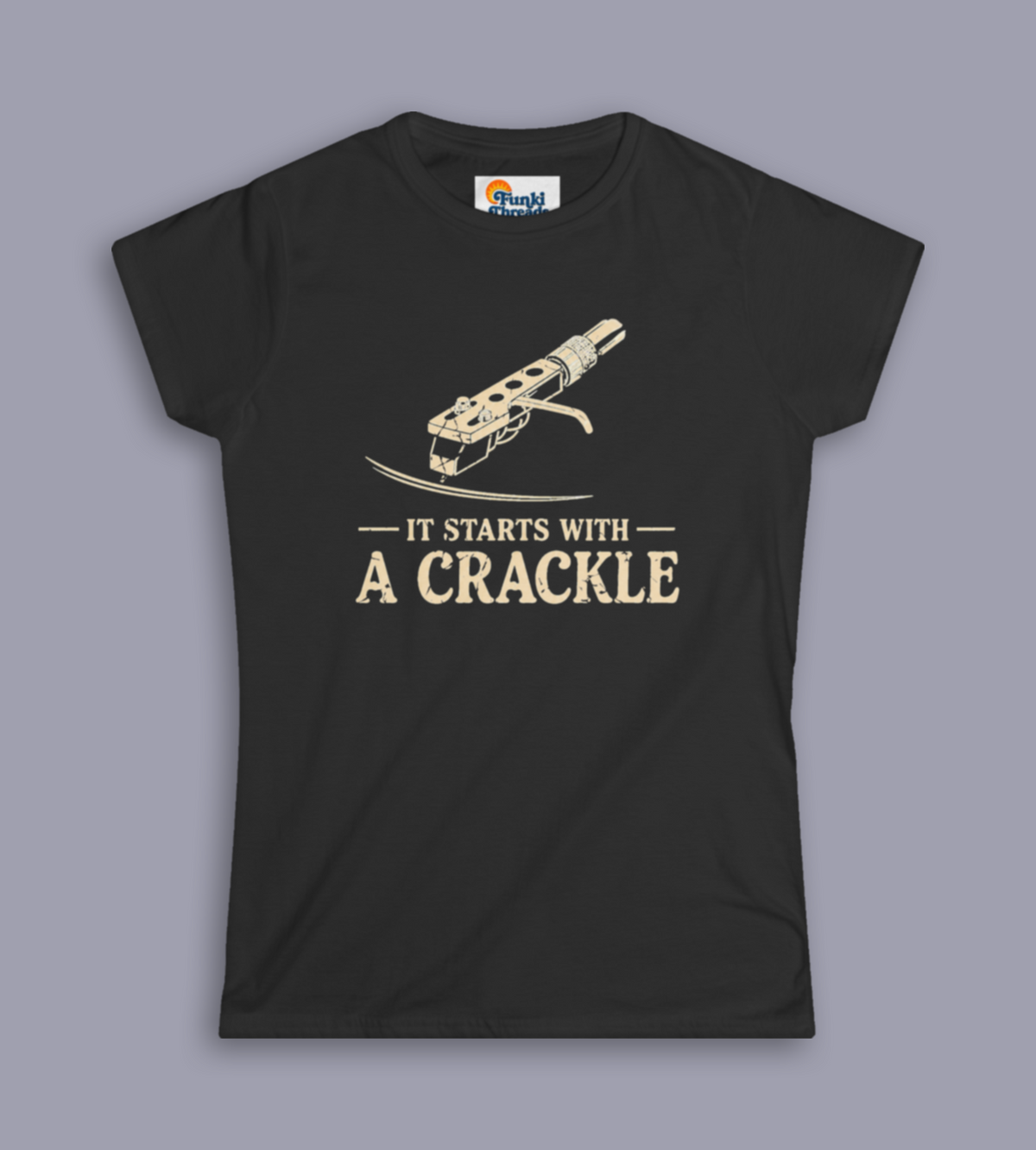 It Starts With A Crackle – Women's Semi-Fitted Tee
