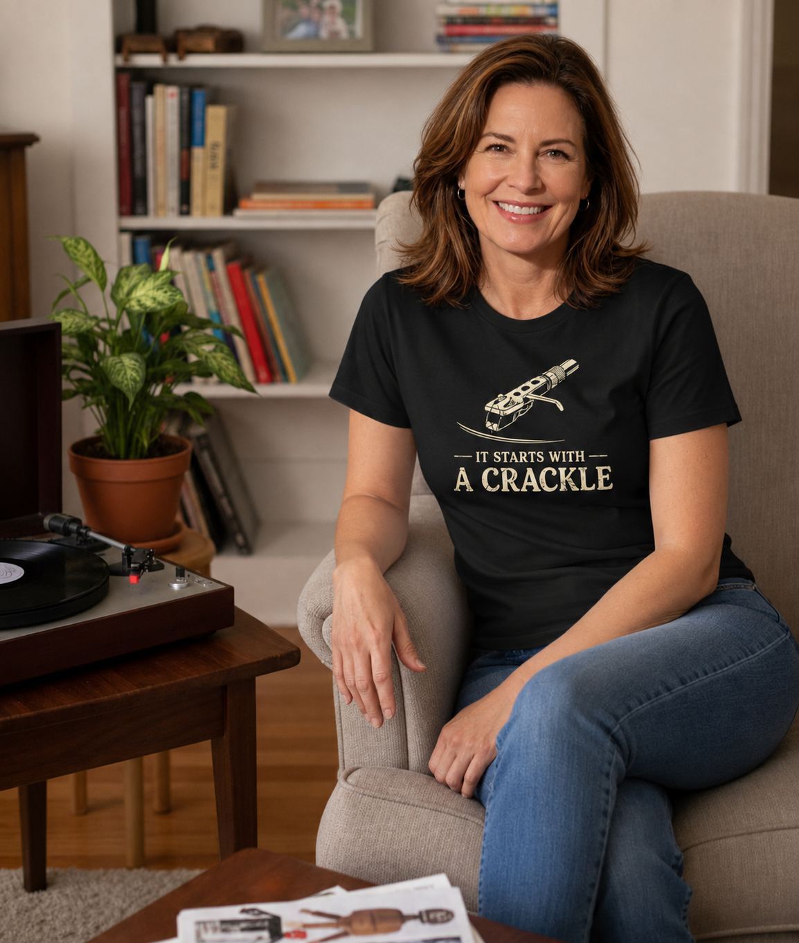 It Starts With A Crackle – Women's Semi-Fitted Tee