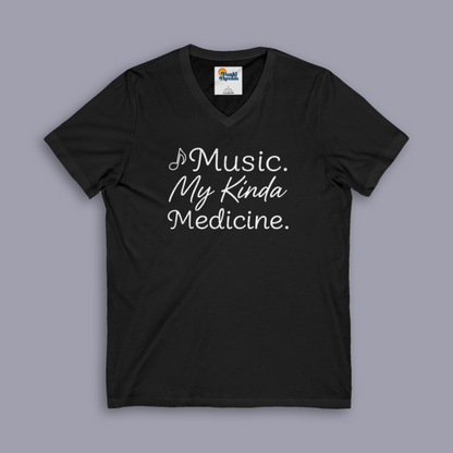 Music. My Kinda Medicine – V-Neck