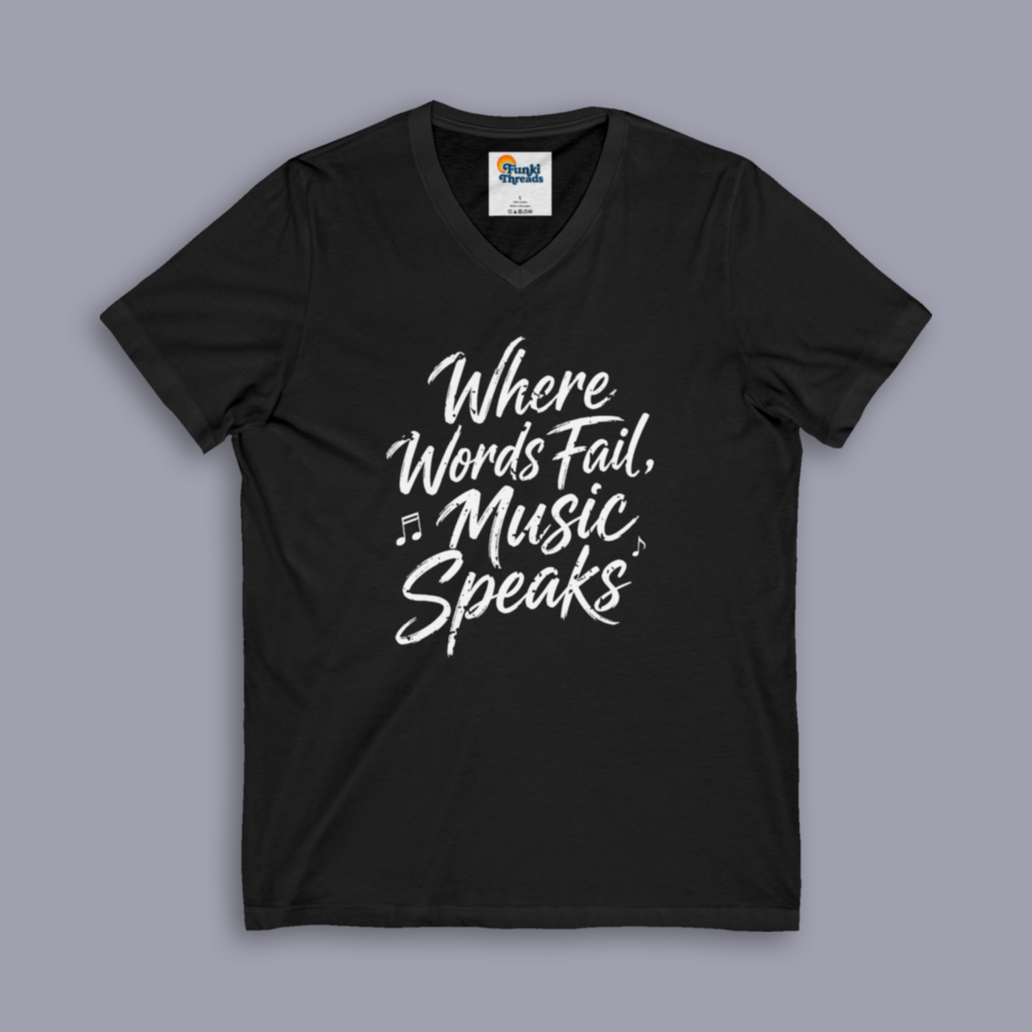 Where Words Fail, Music Speaks – V-Neck