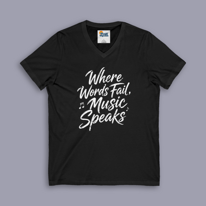 Where Words Fail, Music Speaks – V-Neck