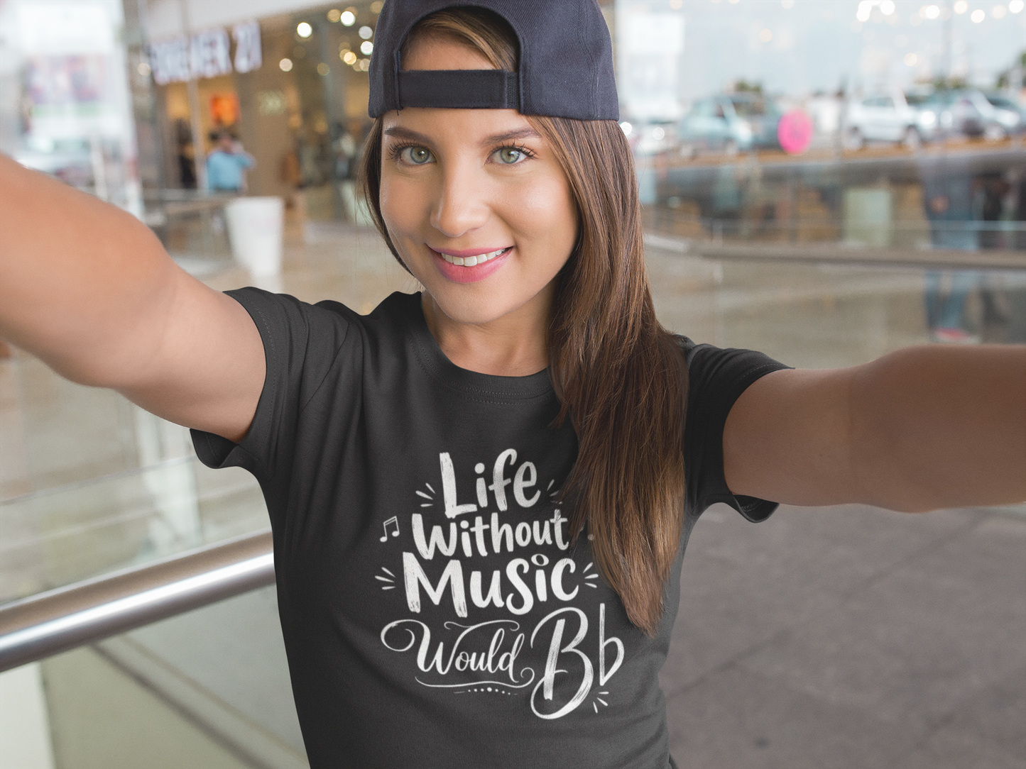 Life Without Music Would B Flat Women’s Music Lover Shirt