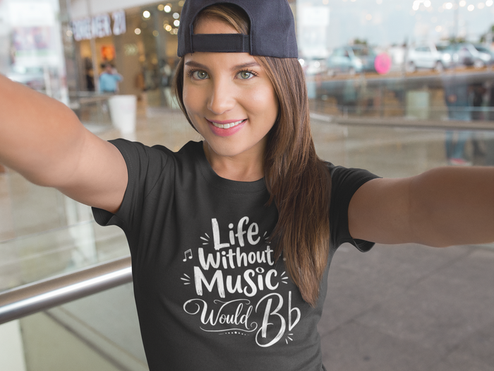 Life Without Music Would B-Flat – Women's Tee