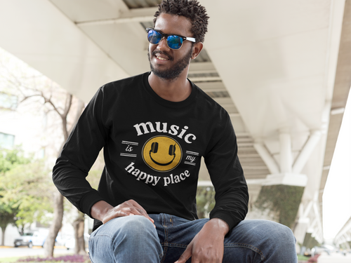 Music Is My Happy Place – Long Sleeve