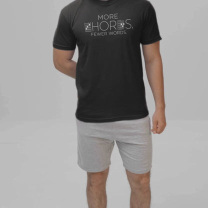 More Chords Fewer Words T-Shirt | Minimalist Guitar Chord Tee