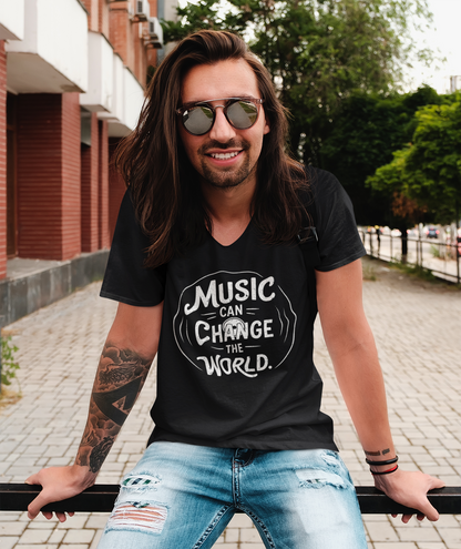 Music Can Change The World – V-Neck
