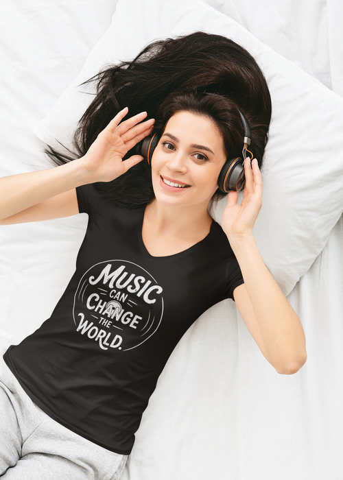 Music Can Change The World – V-Neck